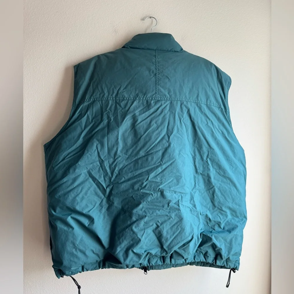 vintage REI Goose Down Puffer Vest dark green Winter Grail Item size XXL - Picture 5 of 7